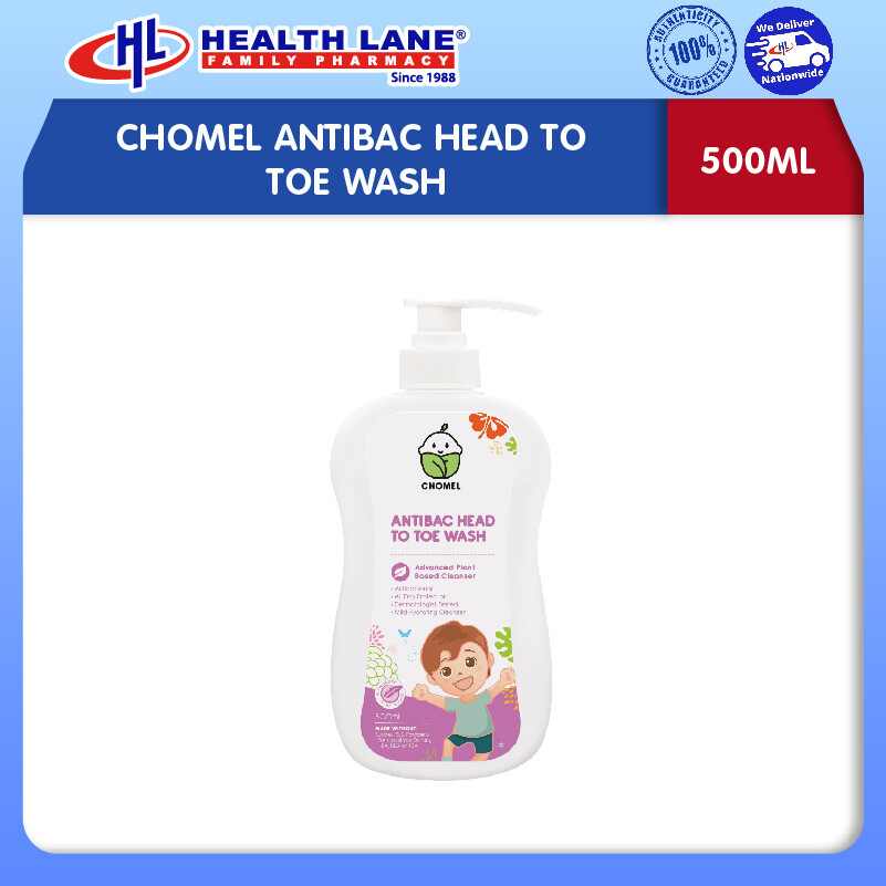 CHOMEL ANTIBAC HEAD TO TOE WASH 500ML